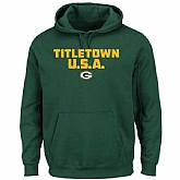 Men's Green Bay Packers Majestic Hot Phrase Pullover Hoodie - Green,baseball caps,new era cap wholesale,wholesale hats